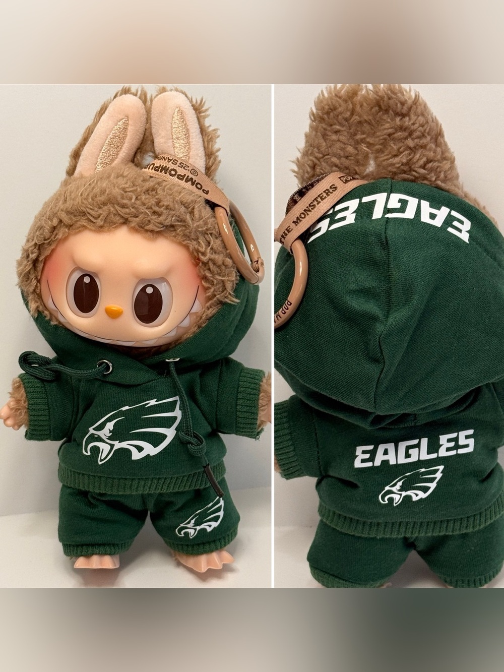 Eagles Labubu 2pc outfit Philadelphia